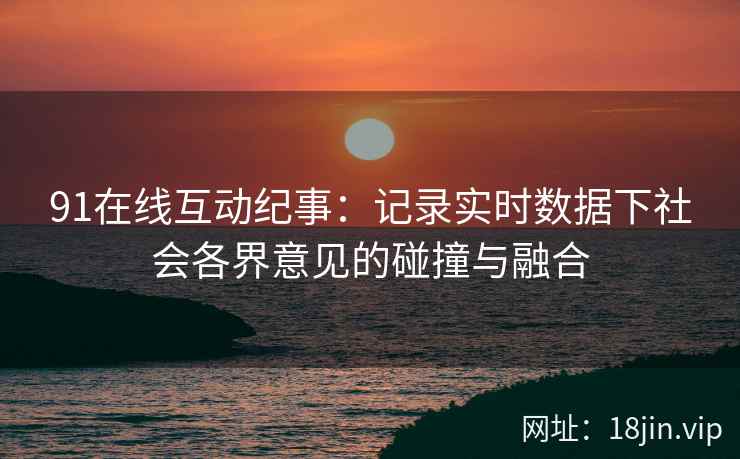 91在线互动纪事：记录实时数据下社会各界意见的碰撞与融合